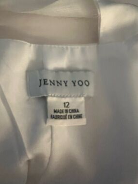 Jenny Yoo Ivory Bridal Bodice with Satin Sheen